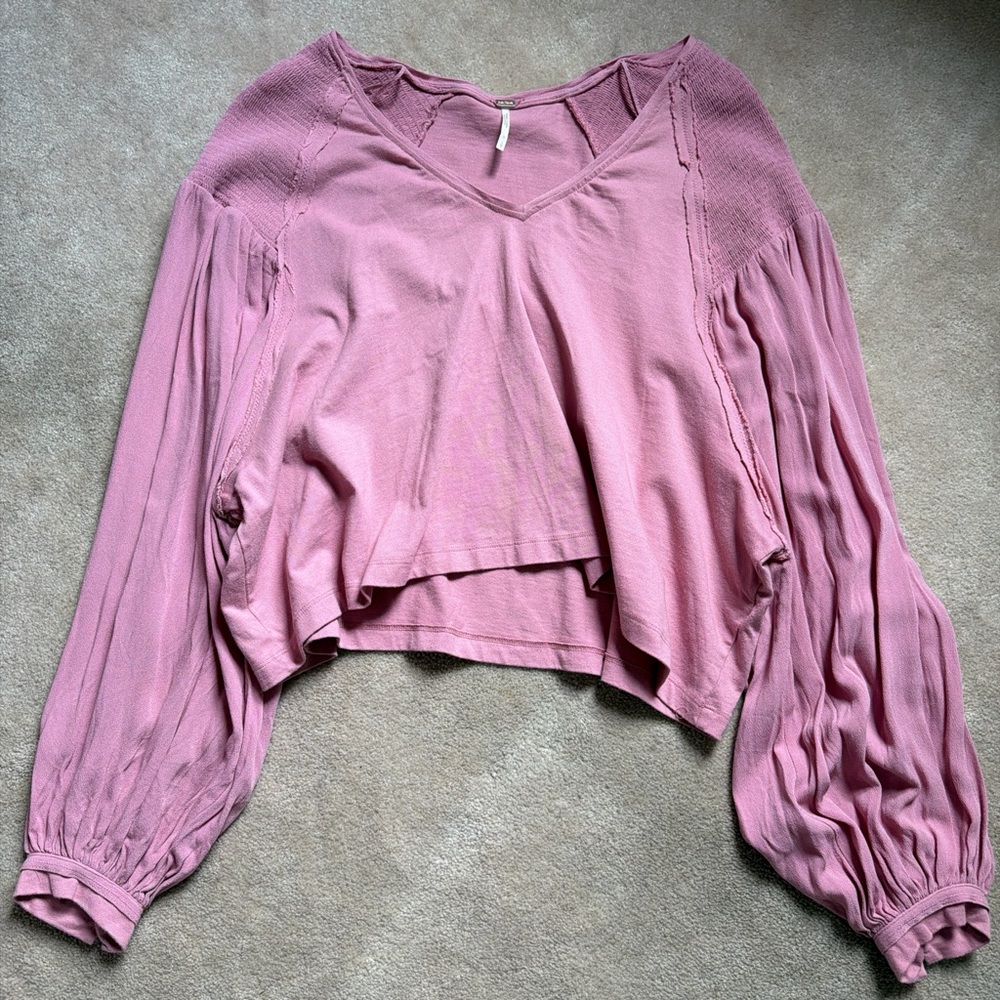 Free People Long Sleeve Blouse